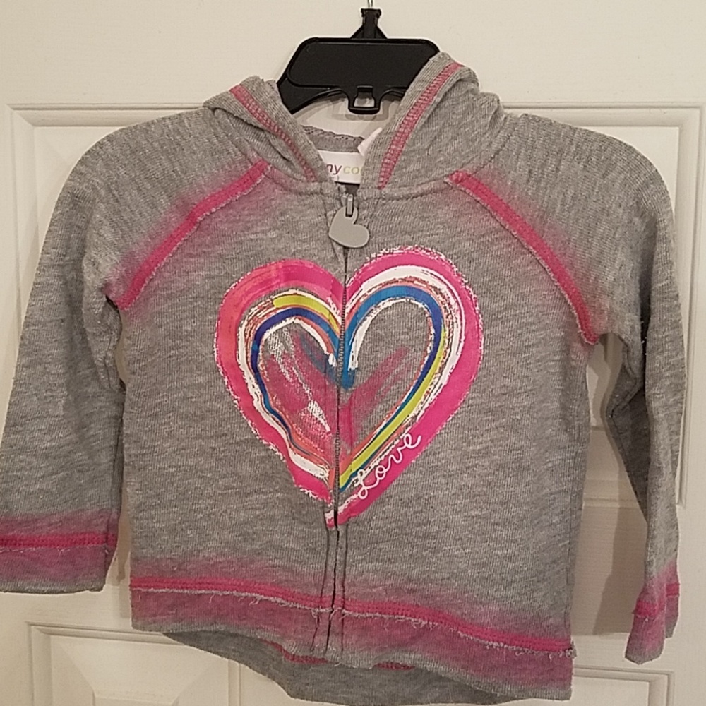 Amy Coe high-low hoodie